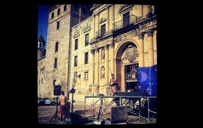 Escena Erasmus emociona a Oña (Burgos) con su “Lorca, Calderón y losestudiantes de Babel”