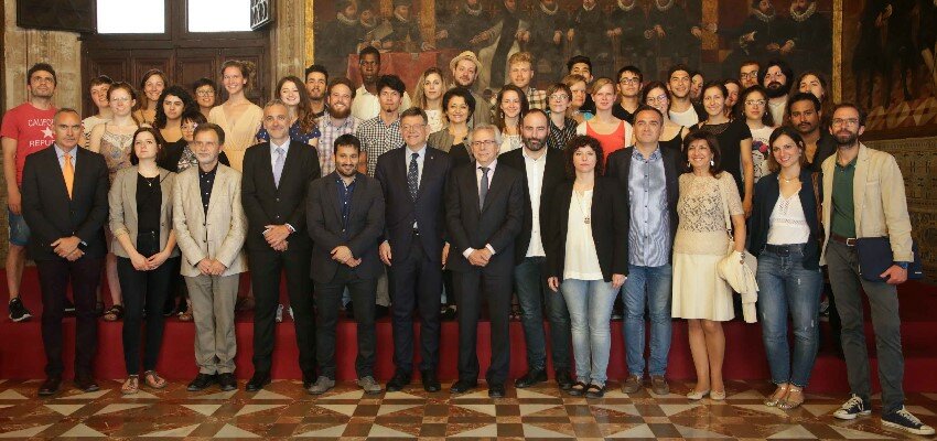 El President de la Generalitat, Ximo Puig rep els membres del Erasmus+ Scene Network El President de la Generalitat, Ximo Puig rep els membres del Erasmus+ Scene Network